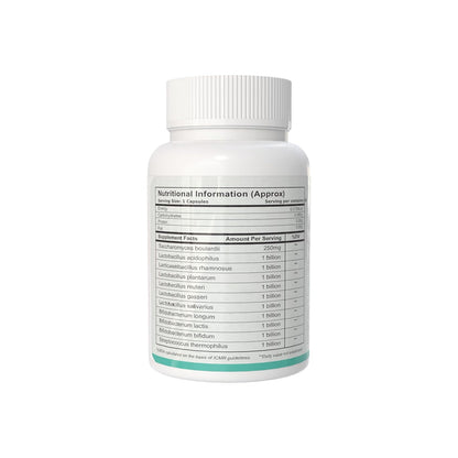 Autoimmunity Care Candida Care – Advanced Probiotics for Candida, Leaky Gut & Gut Health | Probiotics Supplement for Gut Cleanse, Acidity & Bloating Relief | Lactobacillus, Bifidobacterium & S Boulardii | 60 Dose