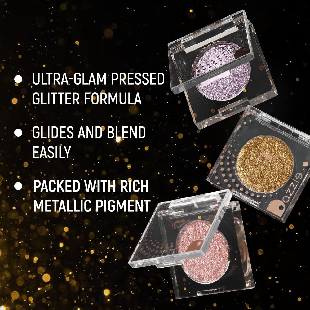 Daily Life Forever52 Dazzle Dot Pressed Glitter | Long-Lasting 12-Hour Wear | Ultra-Glam, High-Shine, Water-Resistant | Subtle to Bold Sparkle for Eyes & Face (Sunbeam-14, 1.68g)