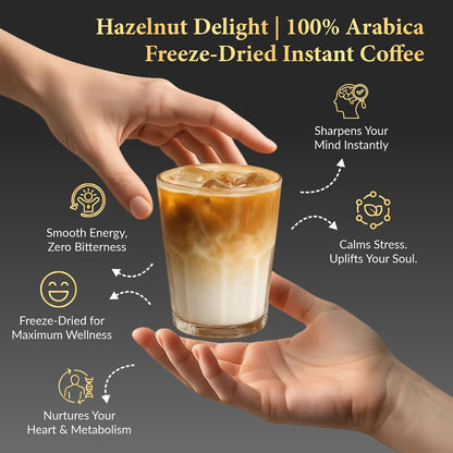 The Beanster Company 100% Arabica Hazelnut Delight Instant Coffee, 50g
