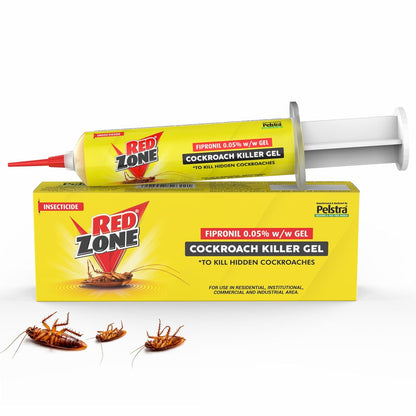REDZONE Cockroach Killer Gel - 35g, Advance Formula Strong & Effective Long-Lasting Cockroach Gel for Home, Kitchen & Office, Anti Roach with Eco-Friendly, Easy to Use, Fragrance Free (Pack of 1)
