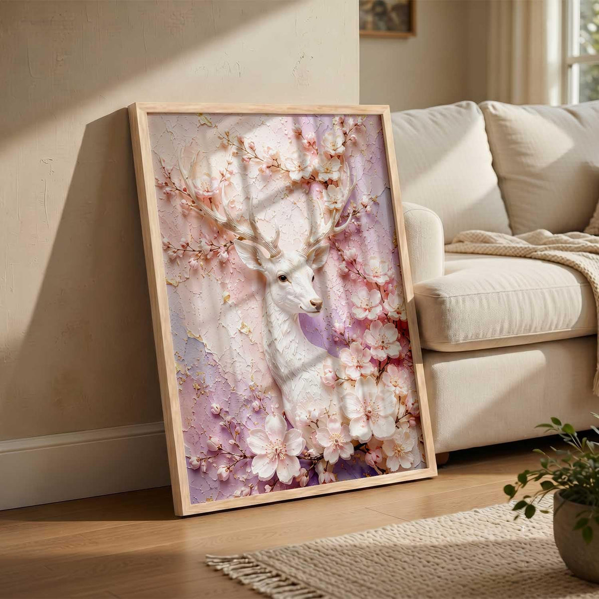 Framed Wall Art, 3D Textured Decorative Painting for Living Room, Bedroom, Office, Home Decor – Multiple Designs & Themes (design 2, 19 X25, Brown)