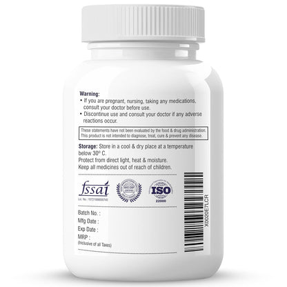 Biotrex Nutraceuticals Magnesium L Threonate 2000mg Per Serving | Better sleep, Cognitive Support & Quick Thinking | Brain & Memory Function | Most Bioavailable Form of Magnesium | 30 Vegetarian Capsules