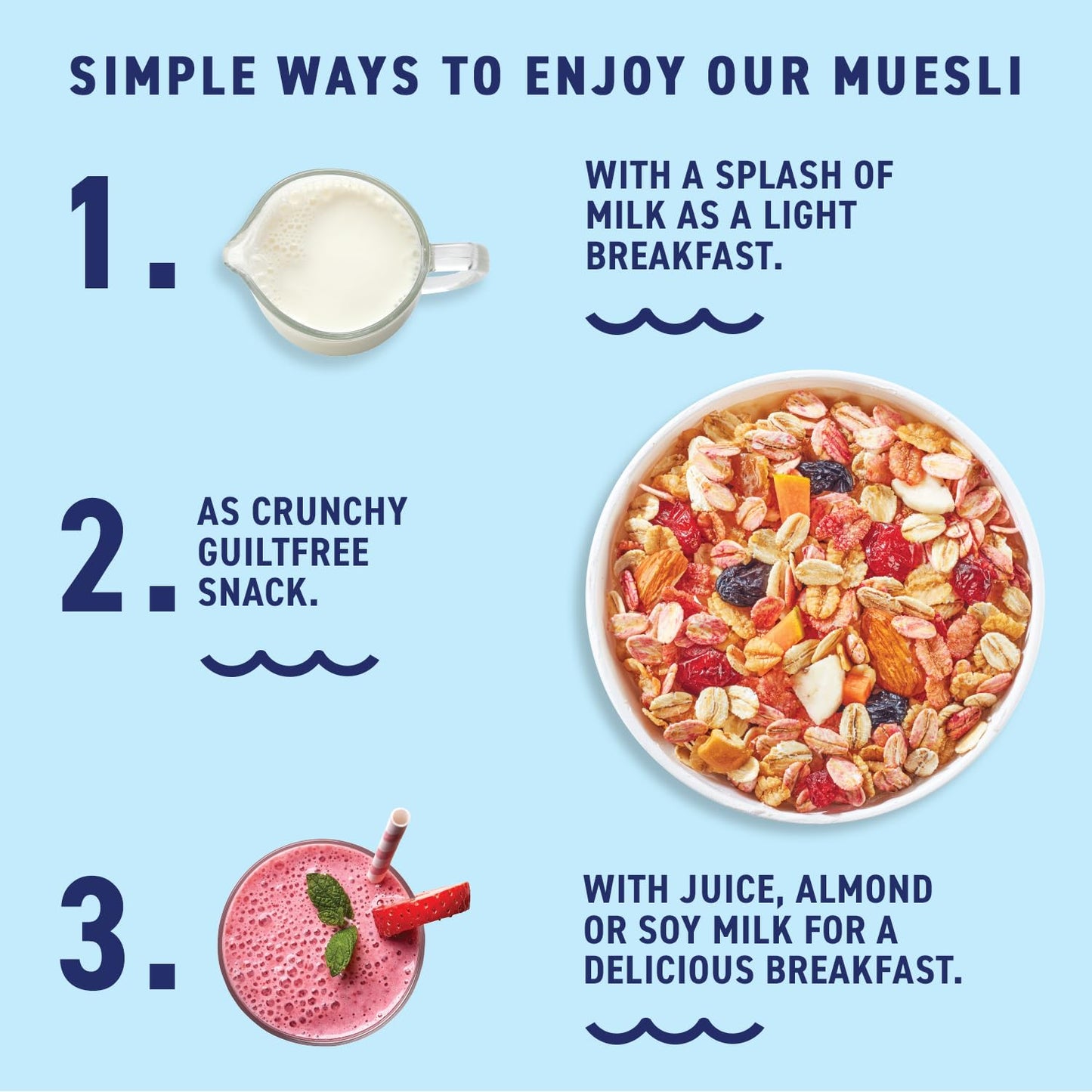 Bagrry’s No Added Sugar Muesli with Fruits, Nuts & Seeds – 700g | High Fibre & Protein | 0% Added Sugar, No Corn Flakes | Whole Grain Breakfast Cereal with Almonds, Raisins, Pumpkin Seeds & Berries