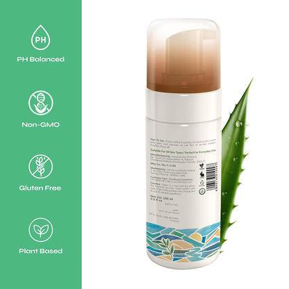 Tikitoro Teens Refreshing Face Wash 100% Vegan Neem, Aloe Vera, Matcha Green Tea Extract, Cleanses & Refreshes, No Parabens & Sulphates, All Skin Types (Age: 11+) (100ml x of 1)