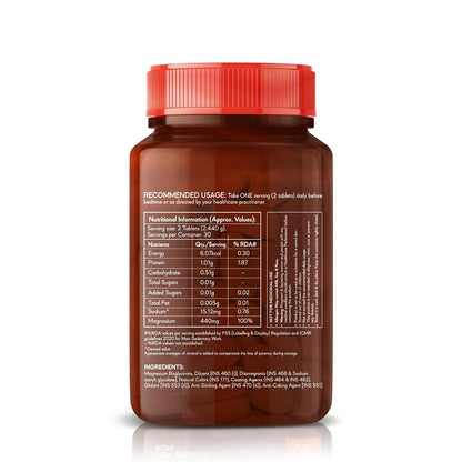 Neulife Magnesium Bisglycinate 440 mg Supplement | High Absorption-High Potency Formula | Supports Sleep, Recovers Muscles | (60tabs)