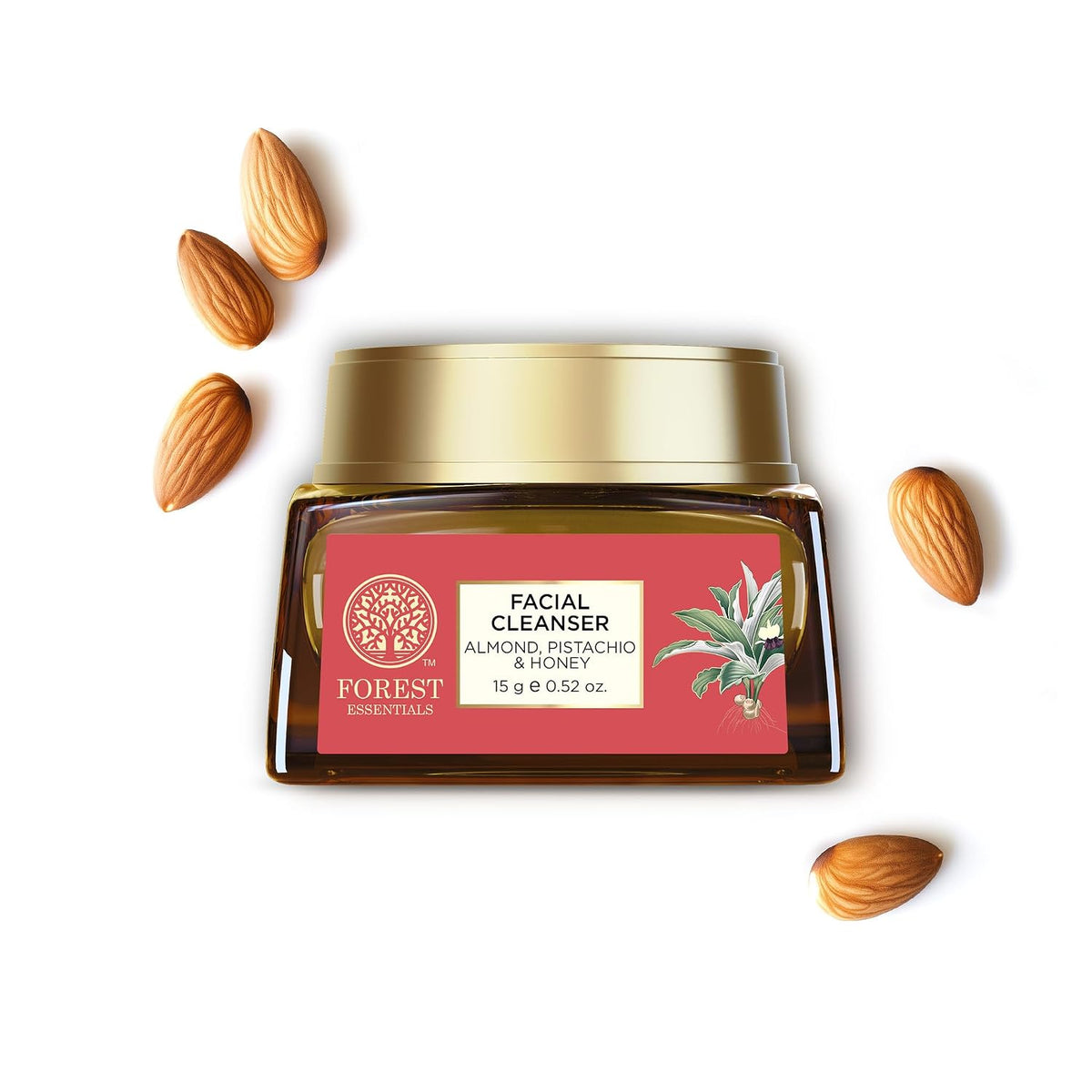 Forest Essentials Almond Pistachio & Honey Facial Cleansing Paste | Ayurvedic Deeply Cleansing & Nourishing Paste