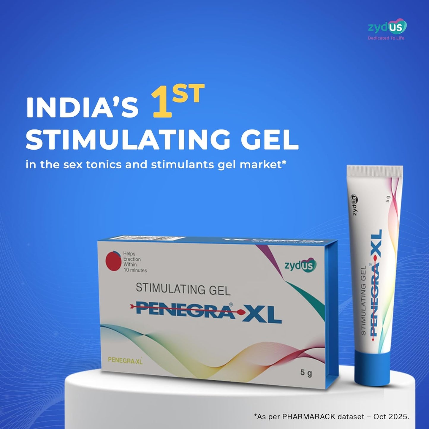 PENEGRA XL Stimulating Gel for Men, Starts Working Within 10 Minutes, Clinically Proven Topical Gel, Safe & Easy to Use - 5g (Pack of 1)
