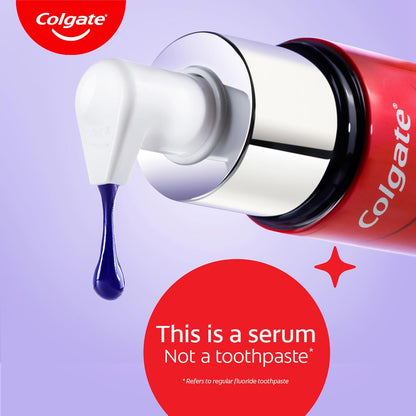 Colgate Visible White Purple Toothpaste (100g+20g) + Colgate Visible White Purple Teeth Whitening Serum, 40ml