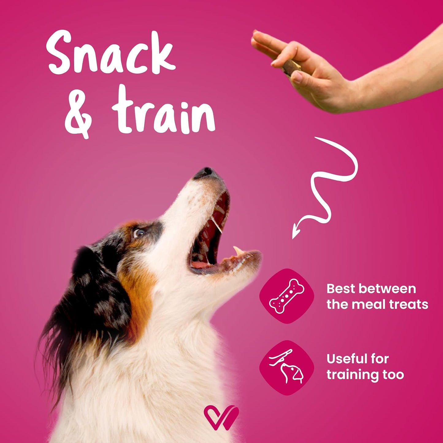Wiggles Barkstix Dog Treats (Chicken & Strawberry, 100G) | Fresh Chicken Soft Chew Sticks for Training Adult Puppies | Provides Hip and Joint Support with Rosehip Extract and Turmeric | For All Breeds