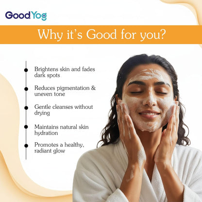 GoodYog 2% Kojic Acid Soap (100g, Pack of 2) with Turmeric for Pigmentation, Dark Spots & Tan Removal | For Dark Underarms, Knees & Elbows | For Men & Women - 200g