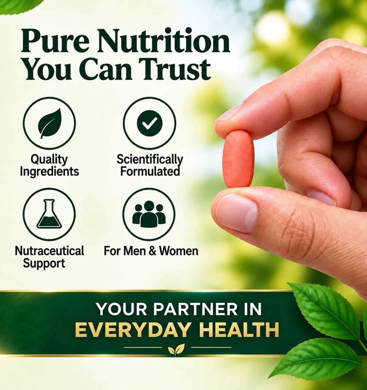 RUDRAG Essential 30 Multivitamin & Minerals & Premium Nutrients Tablets for Women and Men