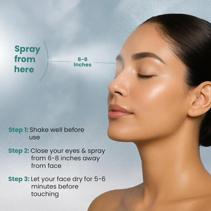 FACES CANADA Ultime Pro Makeup Fixer, 100 ml | Long Lasting Makeup Setting Spray | Keeps Makeup Intact | Hydrates, Soothes & Refreshes Skin | Hyaluronic Acid & Vitamin E Enriched | No Alcohol
