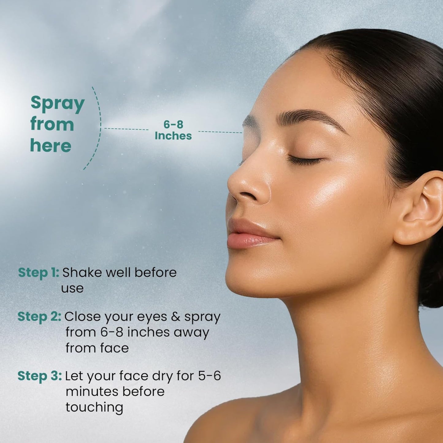 FACESCANADA Ultime Pro Shimmer Makeup Fixer, 100Ml | Long Lasting Makeup Setting Spray | Keeps Makeup Intact | Glamourous Shimmer Finish | Hydrates, Soothes & Refreshes Skin | Alcohol Free (Pack of 1)