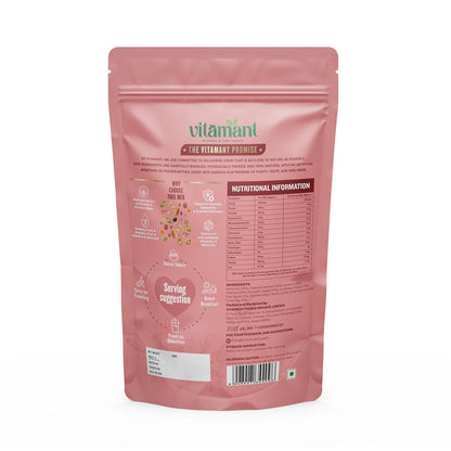 Vitamant 10-in-1 Trail Mix | Premium Mixed Dry Fruits, Nuts & Seeds | Healthy Snack | No Added Sugar | Natural Energy Booster | 250g