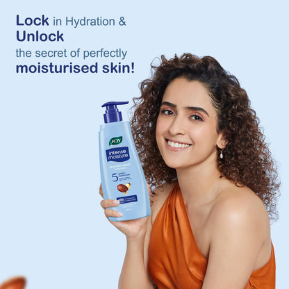 Joy Intense Moisture Winter Body Lotion 600ml | With Shea Butter, Jojoba & Vitamin E | For Normal to Dry Skin | Dryness Repair & 24 Hour Softness | Non Sticky & Non Greasy