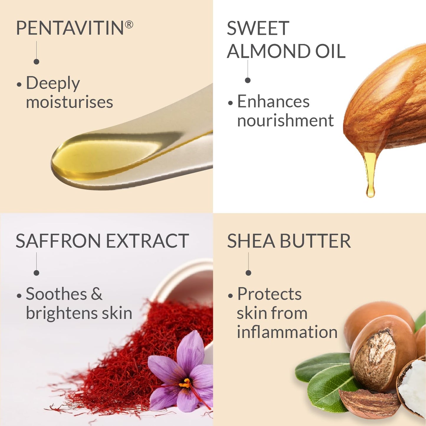 AreoVeda Deep Moisturising Baby Cream (50gm) | 72Hrs Hydration | Suitable for Baby's Dry Skin | With Shea Butter & Saffron Extract | Non-Sticky | For 0-5 Years | Ecocert Certified, EWG Verified