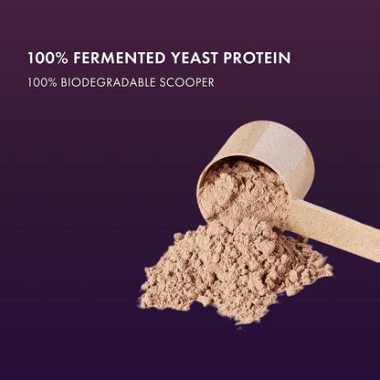 Cosmix Fermented Yeast Protein Powder | 24g Protein | Made with Real Mango | High Absorption with PDCAAS of 1 | No Dairy | Made In-House | Smooth, Tasty & Gut-Friendly | Ratnagiri Mango, 500g Pouch