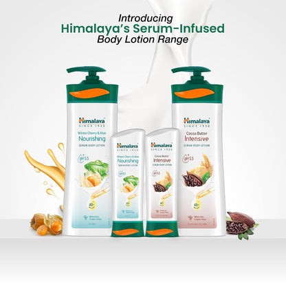 Himalaya Cocoa Butter Intensive Serum Body Lotion| 200ml| Wheat Germ Oil |For Dry Skin| 48 H Moisturization| Repairs Dry Skin From Day 1| pH 5.5| Moisturizes 5 Layers Deep