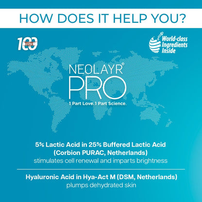 NEOLAYR PRO ENLITE SKIN ILLUMINATING FACE MIST & TONER 100 ML I Stimulates Cell Renewal I Imparts luminosity I Tightens pores I Improves texture