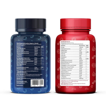 What’s Up Wellness Daily + Night Burner Combo | GLP1 for Weight Loss, Boosts Metabolism and Curbs Cravings | 24-Hour Weight Management | Burn Fat Day & Night