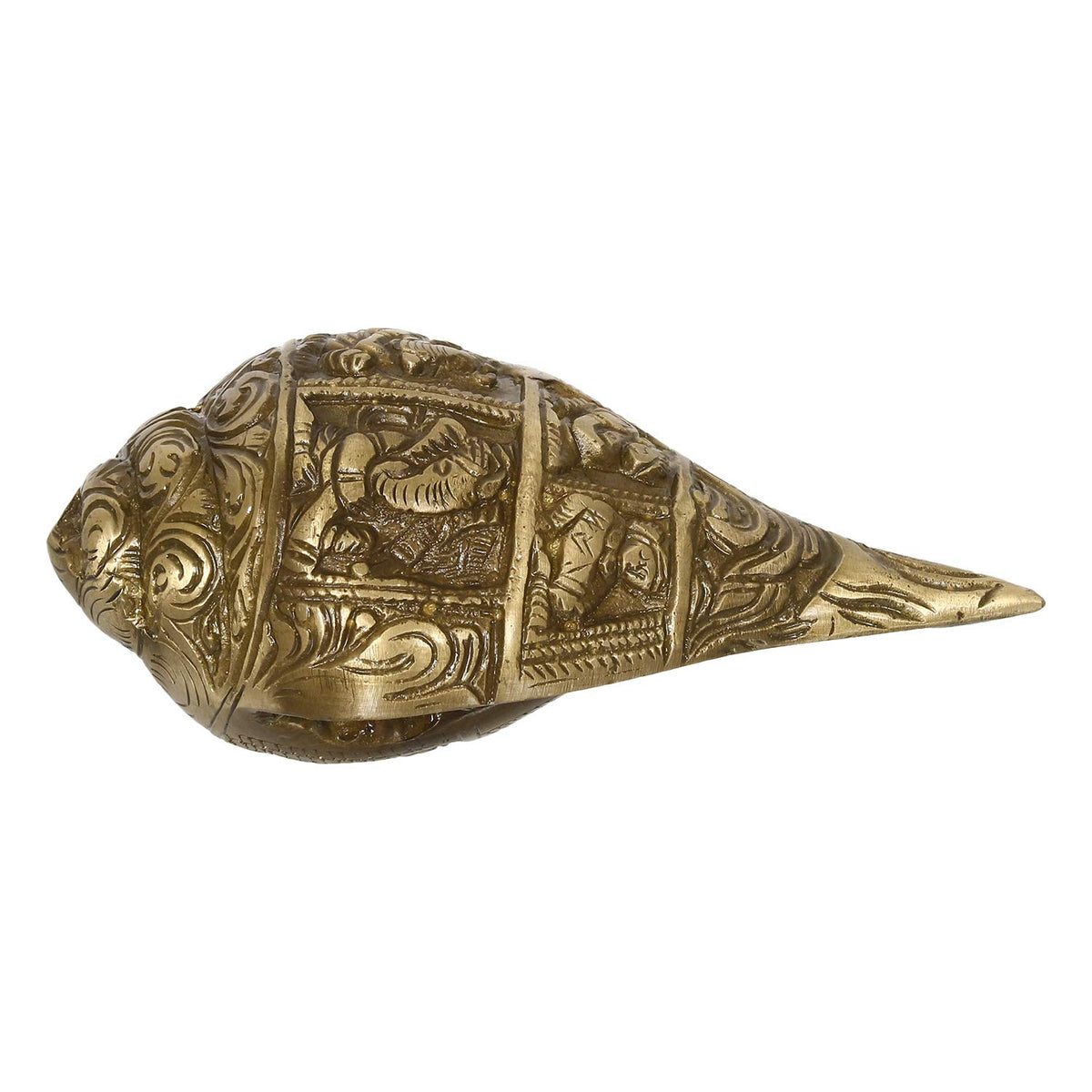 Brass Auspicious Lord Ganesha Shankh (BGO905)