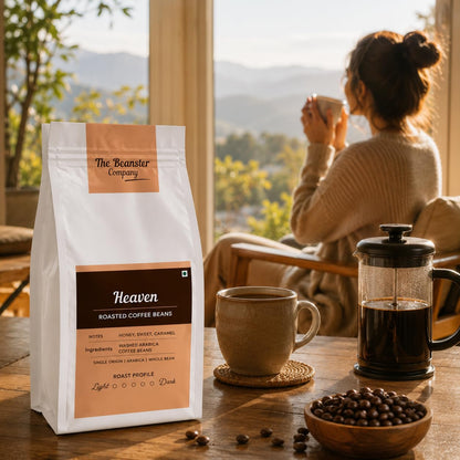 Beanster Heaven Roasted Coffee Beans, Medium Dark Roast