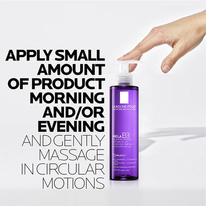 Purple bottle with text on a white background