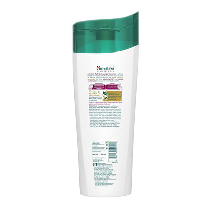 Himalaya shampoo bottle with green cap on a white background