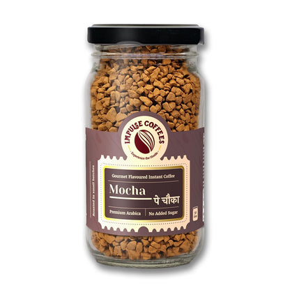 Impulse Coffees Mocha Pe Chauka Instant Coffee Powder | Premium Mocha Flavour, Strong Taste, Café-Style Aroma | 50g