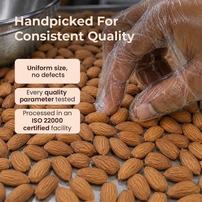 Bolas Royal California Almonds 250g | Badam Giri | High in Fiber | Rich in Protein, Magnesium & Phosphorus | Crunchy Nuts & Dry Fruits