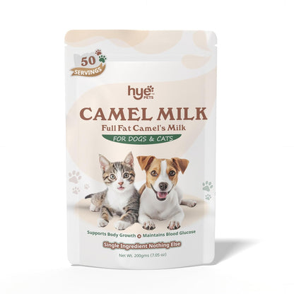 HYE Pets Full Fat Camel Milk Powder for Dogs & Cats | 200g