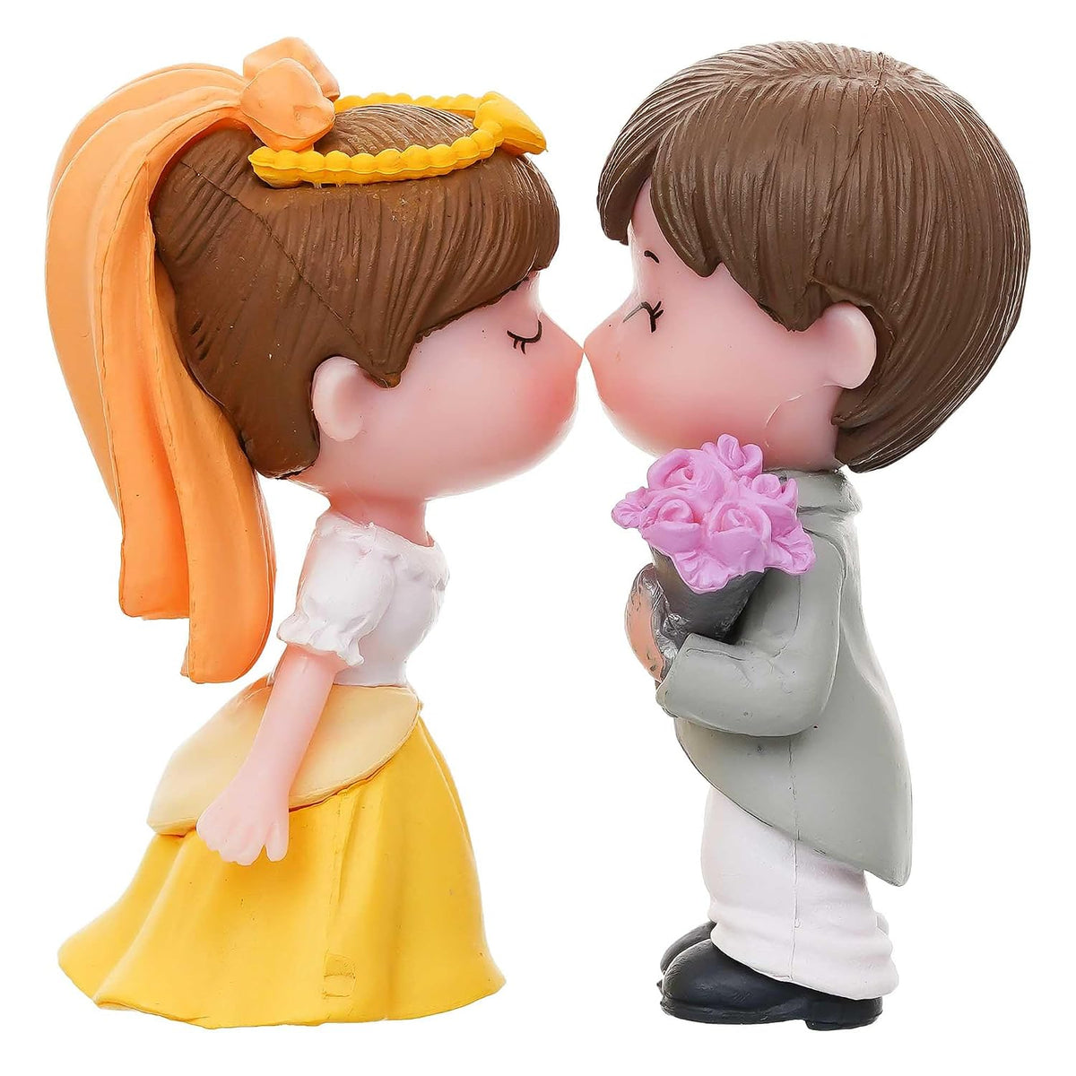 eCraftIndia Couple Showpiece Valentine Gift for Girlfriend Boyfriend Husband Wife Special Love Her Him | Valentine Day Decoration Items