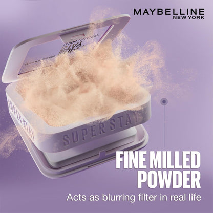 Maybelline New York Super Stay Flex Powder Foundation, 120 | 30H Wear, Oil-Control, Transfer Proof