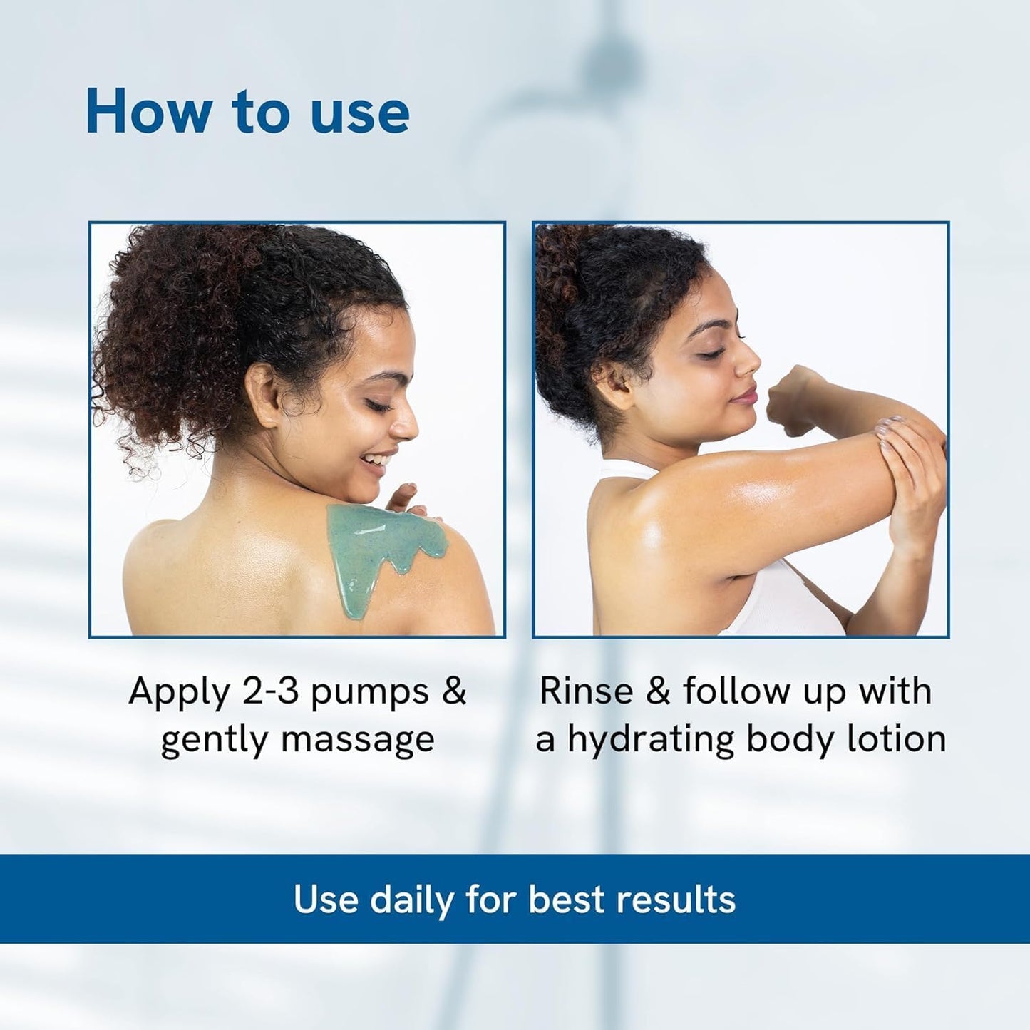 Be Bodywise 1% Salicylic Acid Body Wash With Free Loofah | Gently Exfoliates to Prevent Body Acne & Cleanse Skin | Paraben and SLS free | 250ml