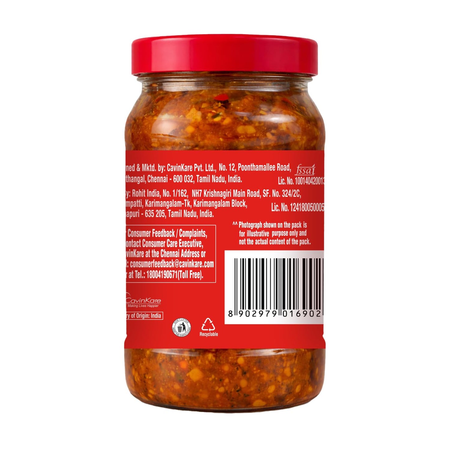 Ruchi Magic Cut Mango Pickle – Authentic South Indian Style | 65% Mango Pieces | Tangy & Spicy Traditional Taste | Perfect Addition to Indian Meals – 1 kg