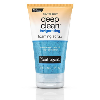 Neutrogena Deep Clean Invigorating Foaming Scrub, 124.2 ml (Pack of 1)