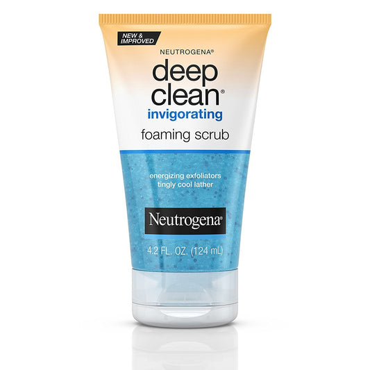 Neutrogena Deep Clean Invigorating Foaming Scrub, 124.2 ml (Pack of 1)