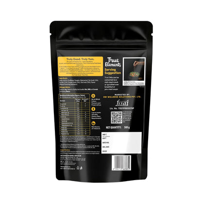 True Elements 7 in 1 Seeds Mix 500g | High Protein Blend | Diet Snack | Roasted Seeds