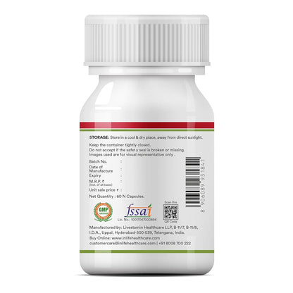 INLIFE Cranberry Capsules for Urinary Tract | D-Mannose Hibiscus Extract | Health Supplement for UTI | Men Women - 60 Vegetarian Capsules (Pack of 1, 60)