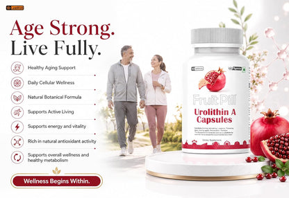 (LeeWell) Urolithin A Supplement, 500mg, 60 Vegetable Capsules