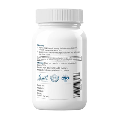Biotrex Nutraceuticals NMN 500 Supplement, 99% High Purity, NAD Booster, Healthy Energy Levels & Skin Health - 30 Vegetarian Capsules