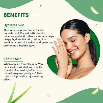 Neuherbs Aloe Vera Powder For Skin & Hair 100g | Aloevera Powder for Skin Nourishment & Hydration | 100% Pure & Natural | Cruelty & Paraben Free