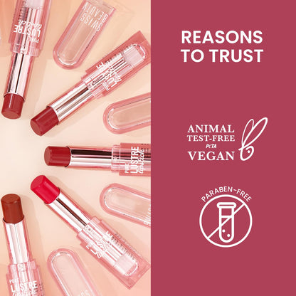 Swiss Beauty Pure Lustre Lipstick | High Shine Finish | Smooth Glide | With Olive Oil & Vitamin E | Hydrating | Shade- Twisted Caramel, 3.8gm