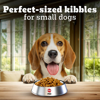 Pedigree PRO Adult Small Breed, 1.2 kg Dry Dog Food, Vet Trusted Brand, Expert Nutrition, Quality Protein, 33% More Nutrients (9 Months Onwards)