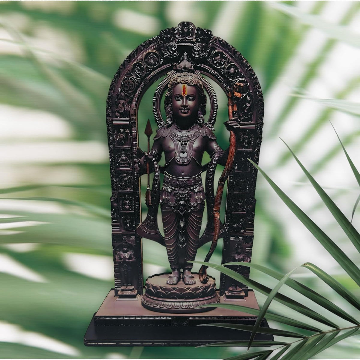 Ram Lalla MDF Cutout of Ram Lalla Statue in Ayodhya Mandir (2D), Idol Home Decor, Divine Gifts, Big Size Ram Lalla Statue 15 inch x 10 inch