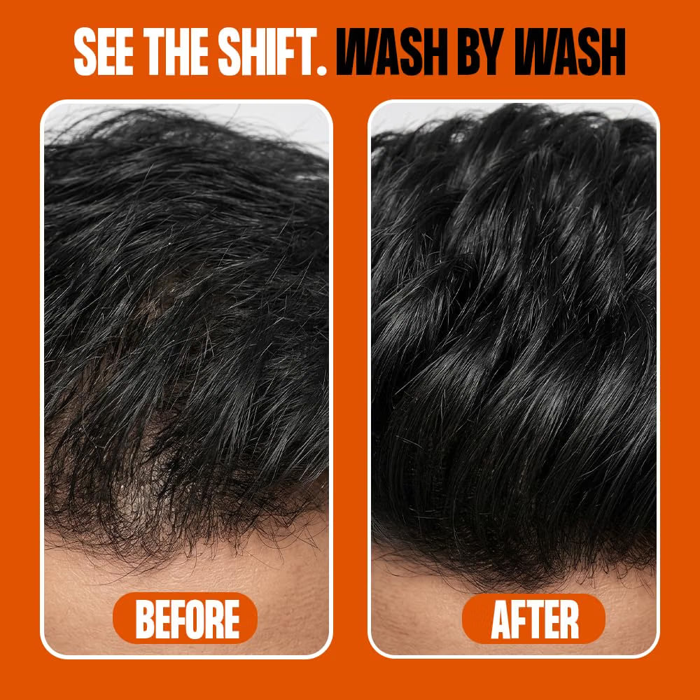 HIVADO Thick & Full Shampoo for Men 250ml | Biotin & Plant Collagen | Hair Thickening Formula | For Thin & Fine Hair