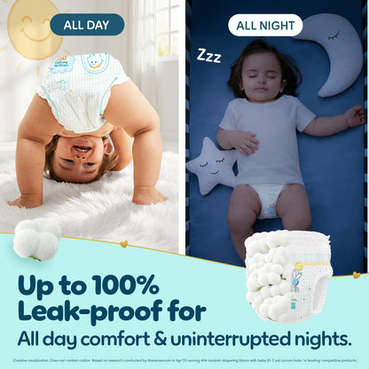 Pampers Premium Care Pant Style Baby Diapers XL 72 Count | No Marks Design | Voted India’s #1 Softest Diaper | All in 1 diaper with 360 Cottony Softness