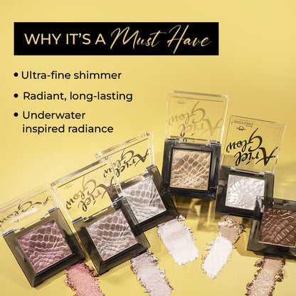 Daily Life Forever52 Sensational Ariel Glow Highlighter | Illuminating Smooth Glow | Waterproof & Long-Lasting | Lightweight Formula | Multi-Dimensional Radiance for All Skin Tones (Scuba, 6g)