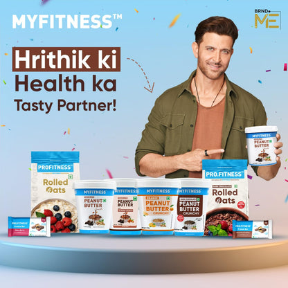 MYFITNESS Peanut Butter Chocolate Spread with Almond Crunch 510g | 25g Protein & 9g Fiber | Tasty & Healthy Nut Butter Spread for Breakfast | Cholesterol Free | Zero Trans Fat | Crunchy Peanut Butter
