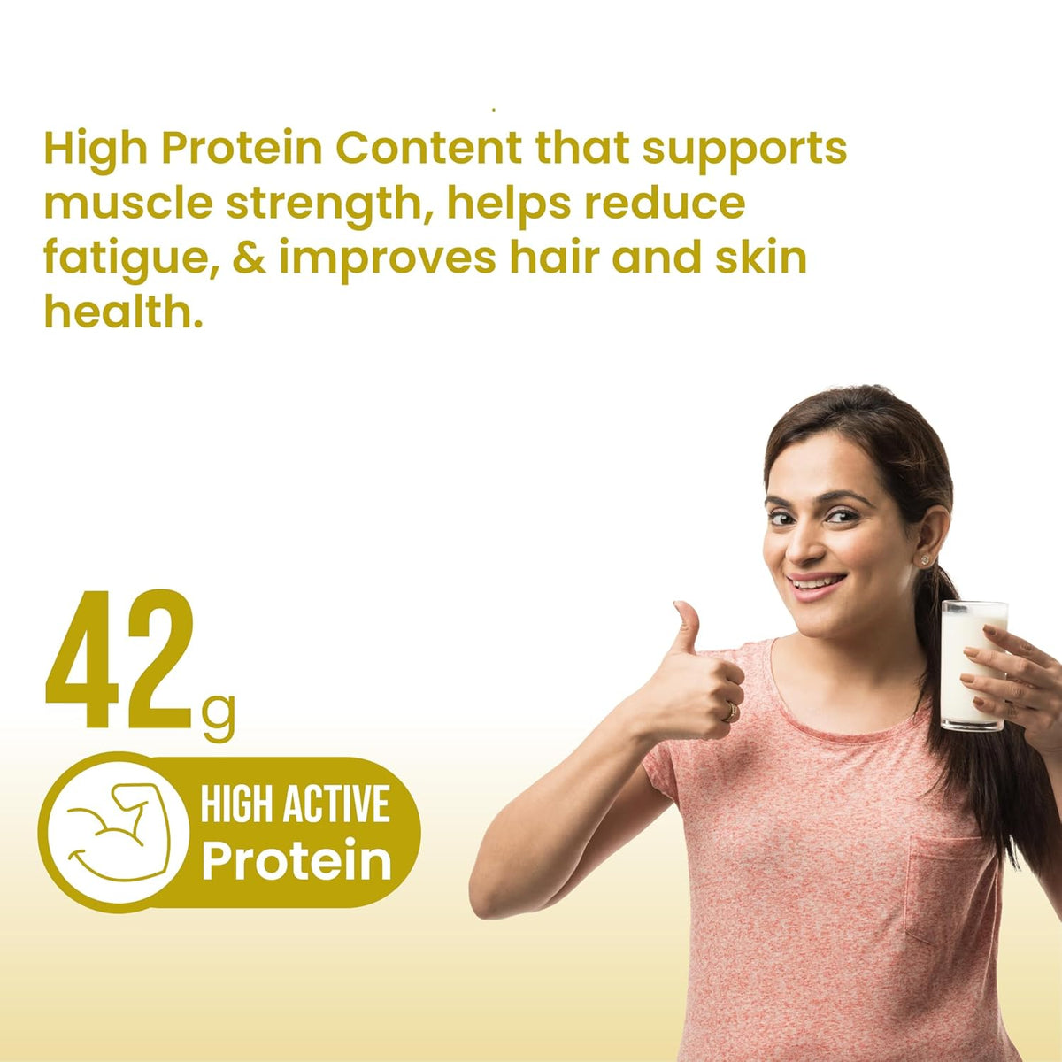 Tata 1mg Pro+ Soy Protein Supplement Powder- High Protein for Muscle & Bone Strength, Overall Fitness, and Energy with 23 essential nutrients,Low Fat & No Added Sugar,Vanilla Flavour